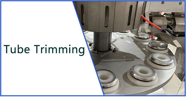Economy Plastic Tube Filling and Sealing Machine TFS-40 Tube Trimming