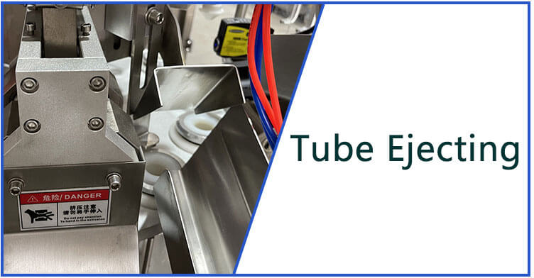 Economy Plastic Tube Filling and Sealing Machine TFS-40 Tube Ejecting