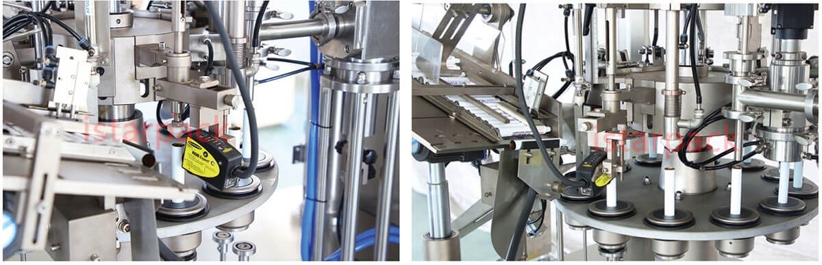 Automatic Tube Filling and Sealing Machine TFS-80 Tube Positioning, Washing and Filling